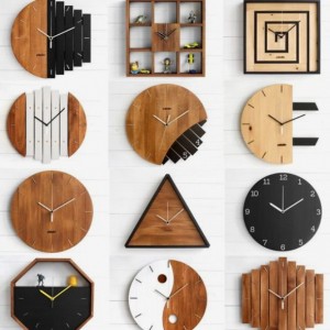 Настенные деревянные часы (30)