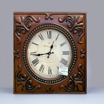 Часы деревянные настенные квадратные aq-2