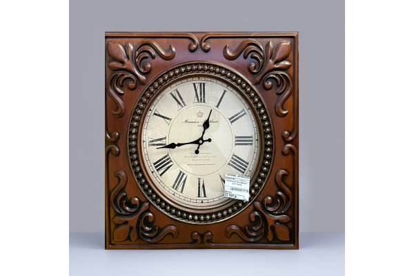 Часы деревянные настенные квадратные aq-2