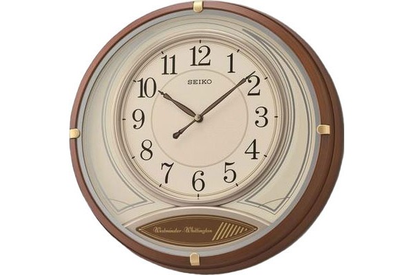 Интерьерные часы QXD215BN  фирмы - Seiko