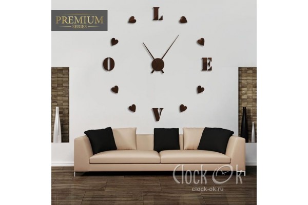 Настенные 3D часы Sweet Love Premium Br 150