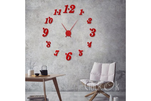 Настенные 3D часы Love Time R 150