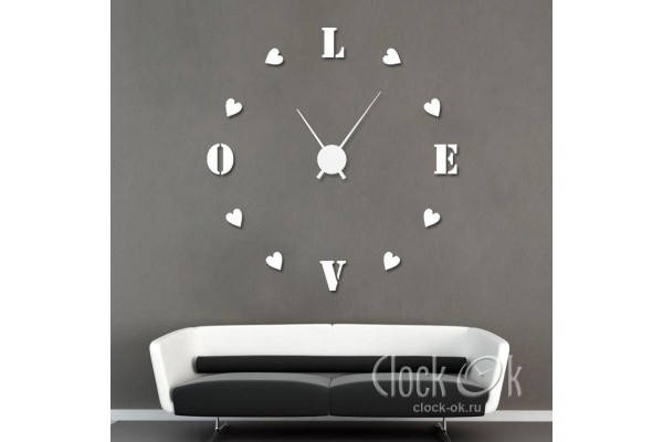 Настенные 3D часы Sweet Love W 150