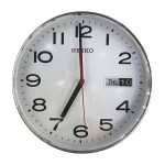 Интерьерные часы QXF104SN  фирмы - Seiko с календарем