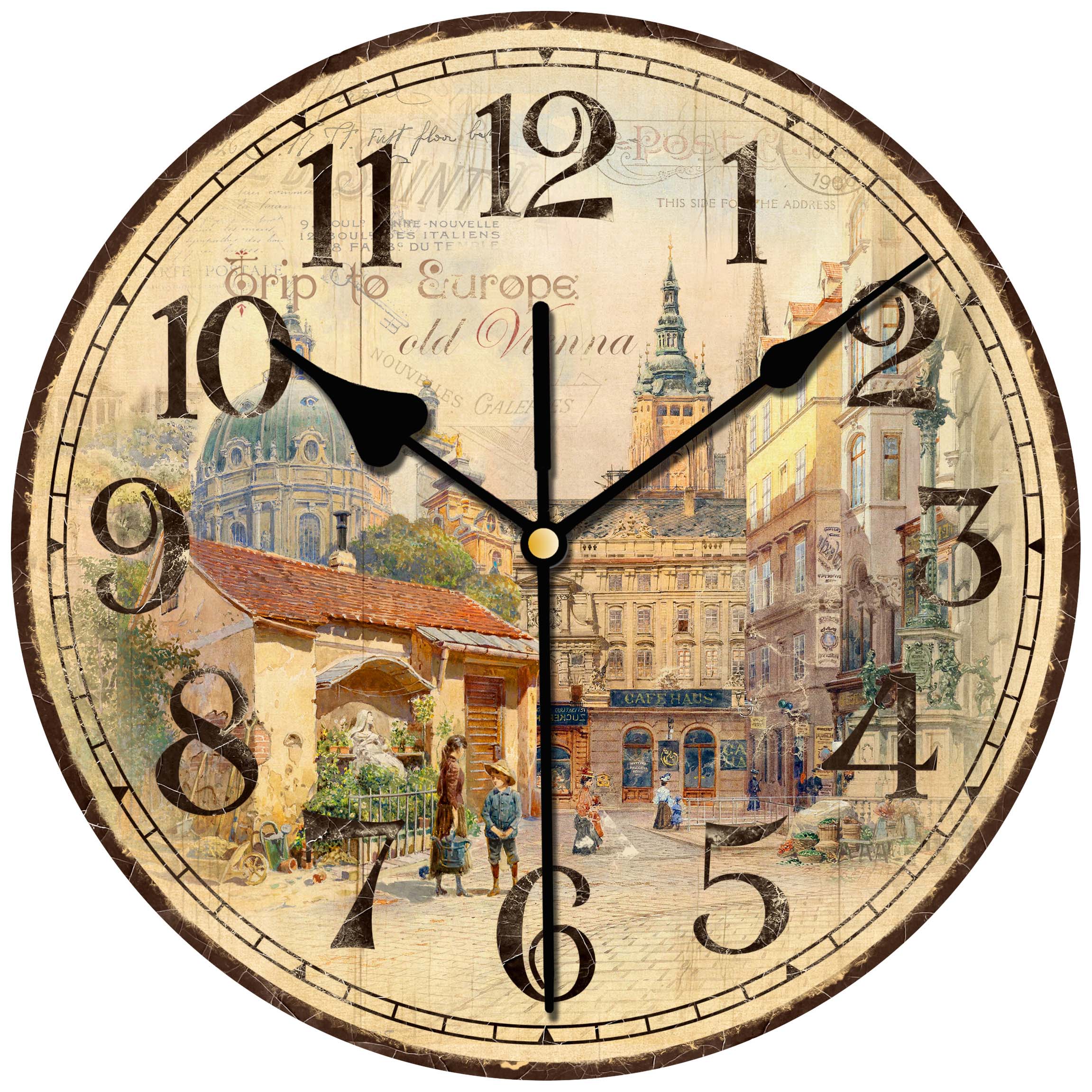 Часы с городами